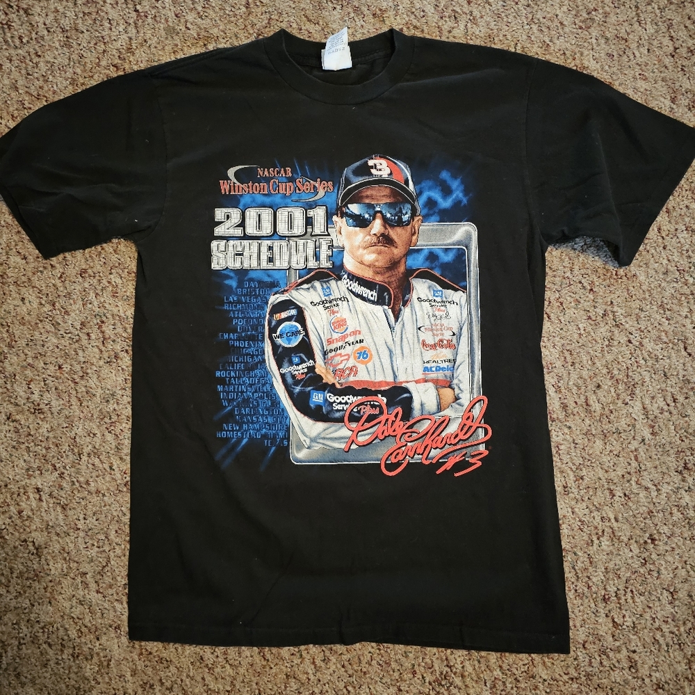 Dale Earnhardt 2001 Winstons Cup Series shirt size L